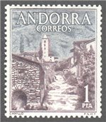 Andorra (Sp) Scott 52 Mint
